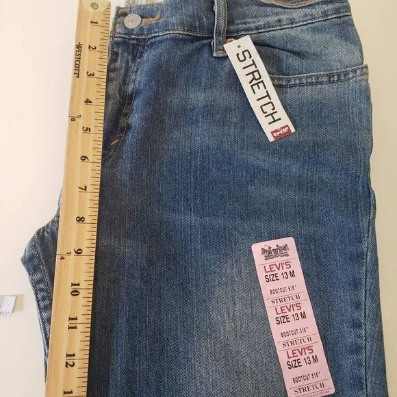 Levi's Superlow bootcut jeans size 13 JRS NWT