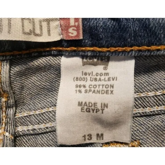 Levi's Superlow bootcut jeans size 13 JRS NWT