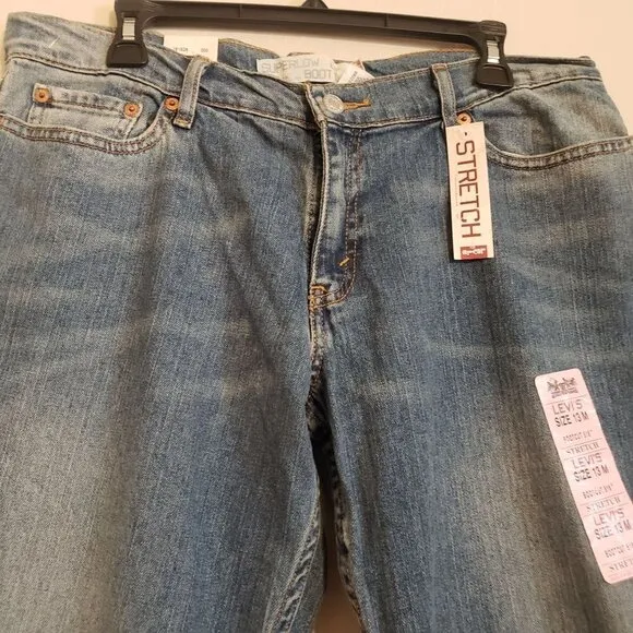 Levi's Superlow bootcut jeans size 13 JRS NWT