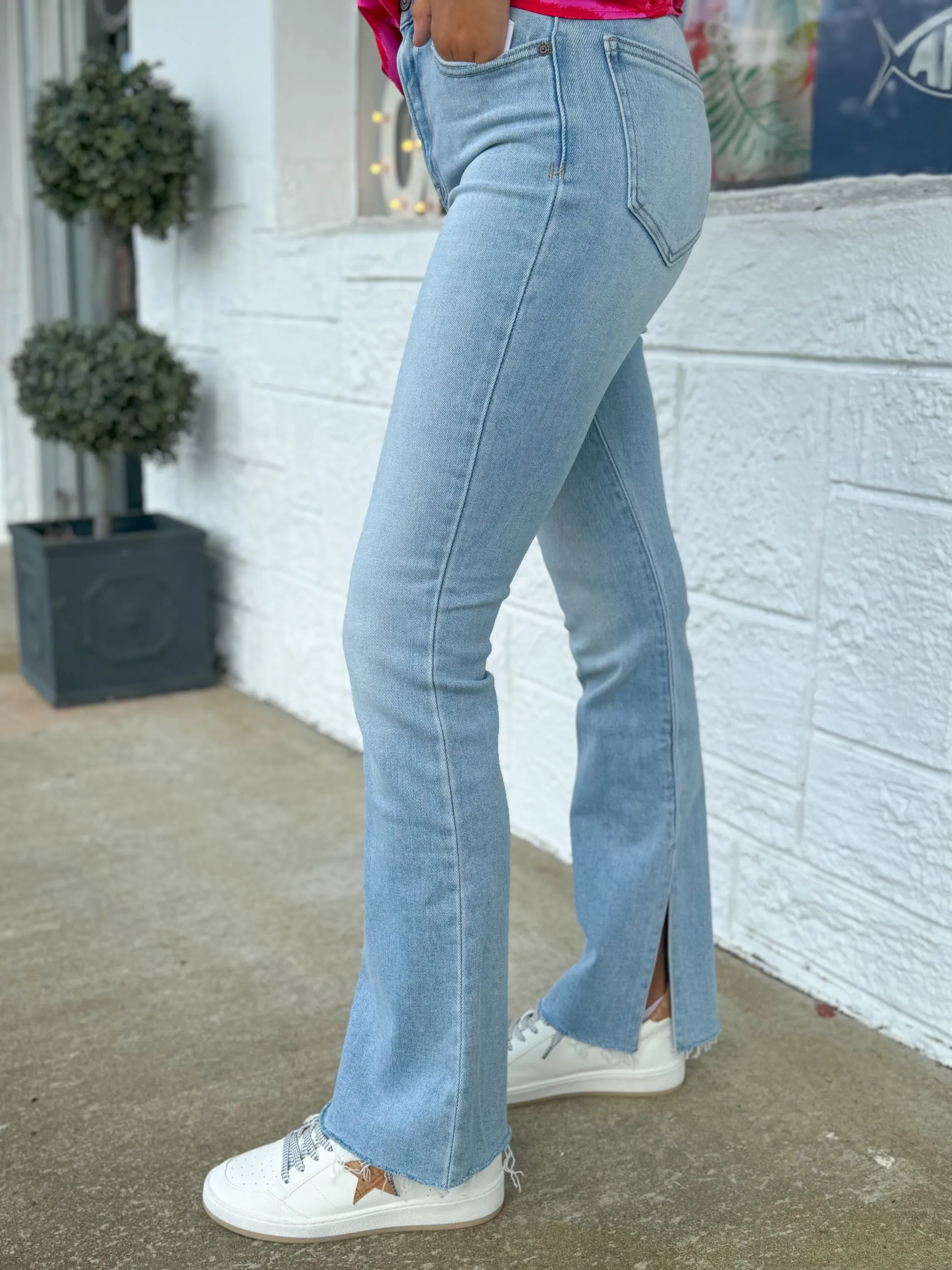 Light Blue Bootcut Jeans