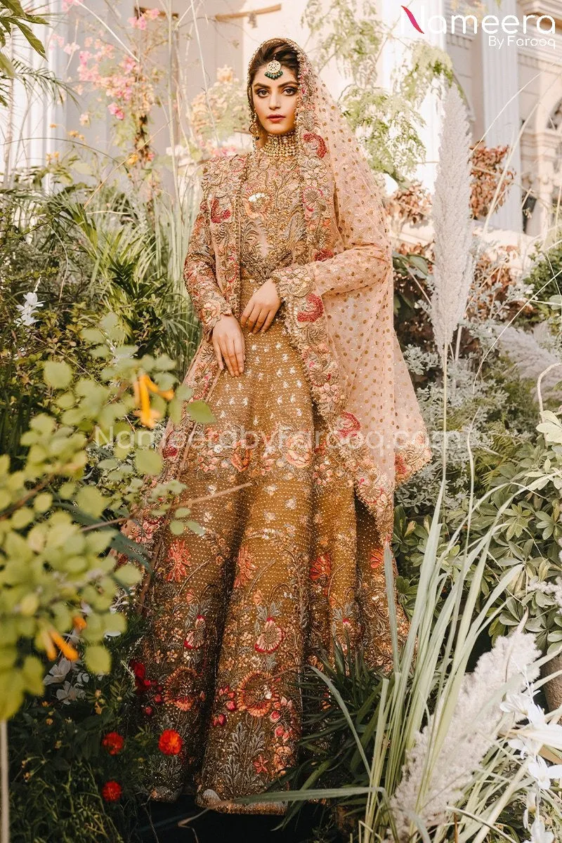 Light Pink Pakistani Bridal Dresses Online 2021 #BS163