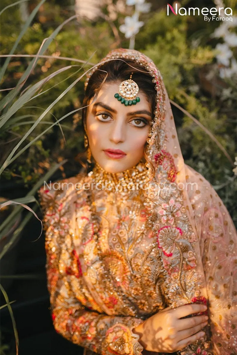 Light Pink Pakistani Bridal Dresses Online 2021 #BS163