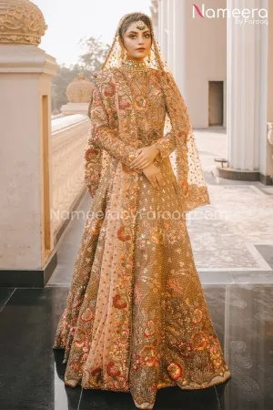 Light Pink Pakistani Bridal Dresses Online 2021 #BS163