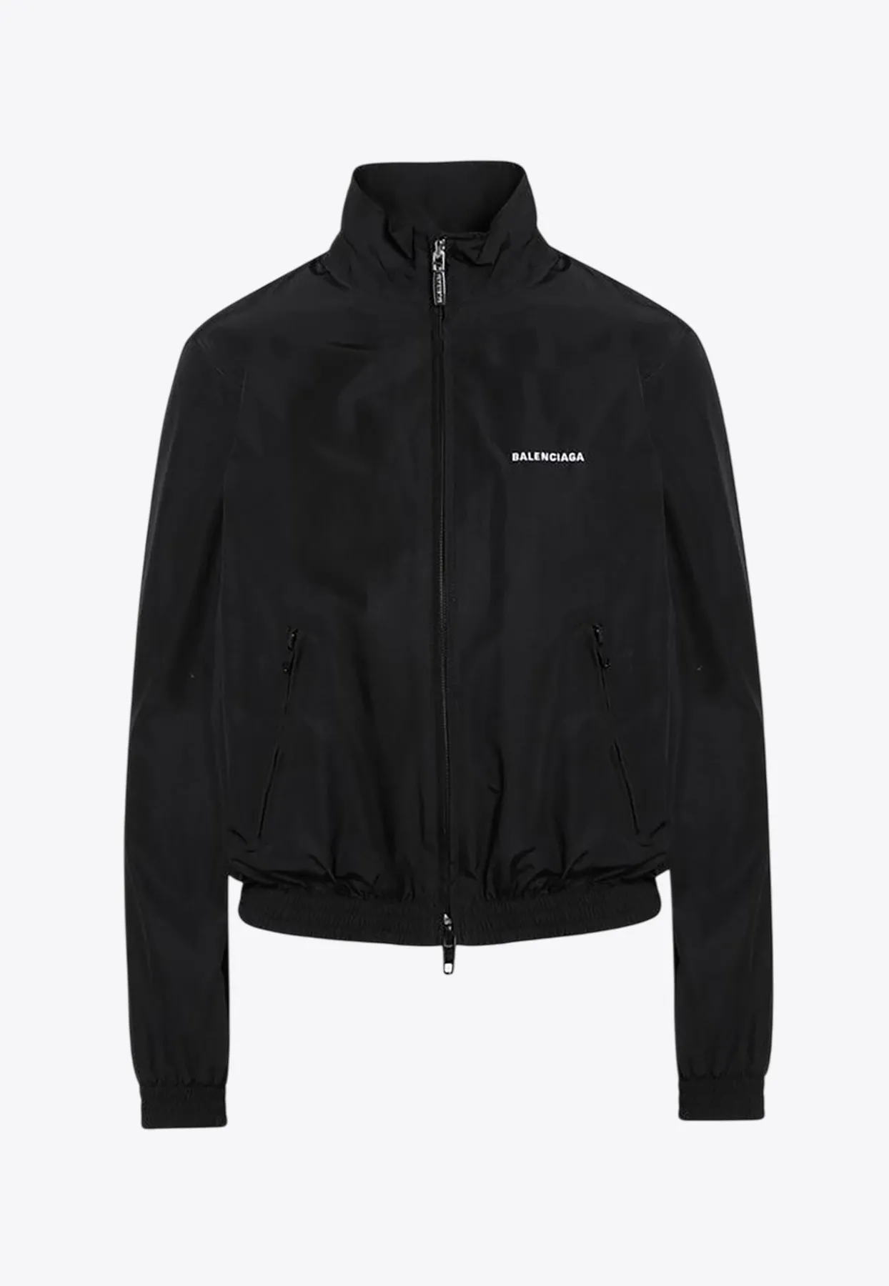 Logo Embroidered Bomber Jacket