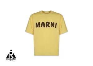 Logo Organic Cotton Jersey "Lemon”