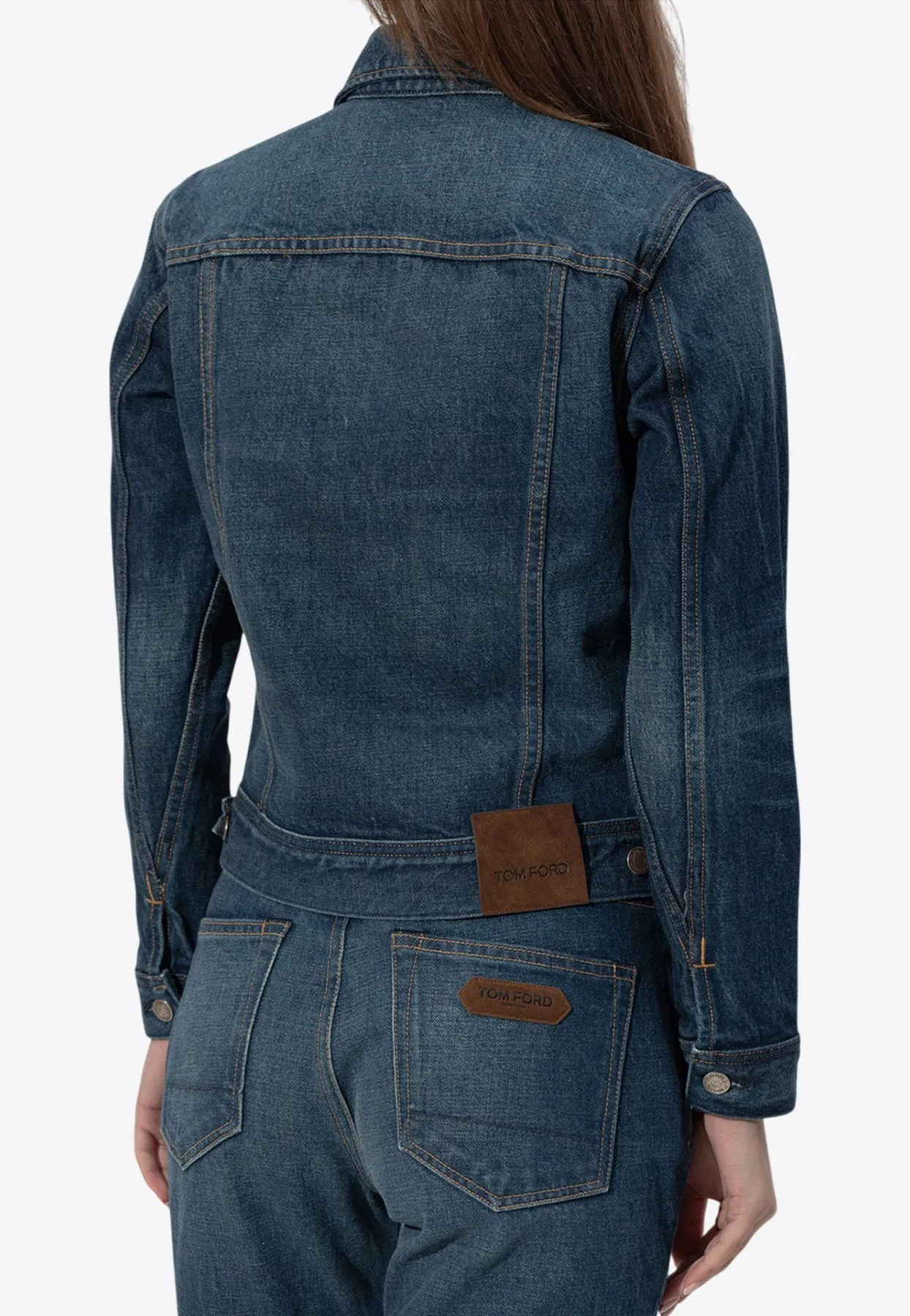 Logo Patch Denim Jacket