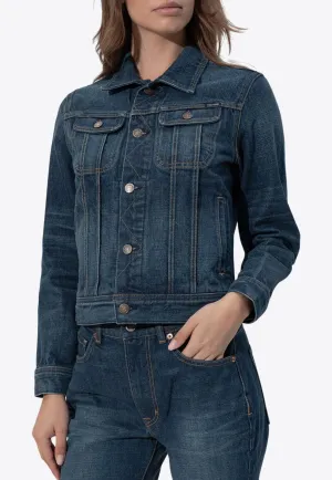 Logo Patch Denim Jacket