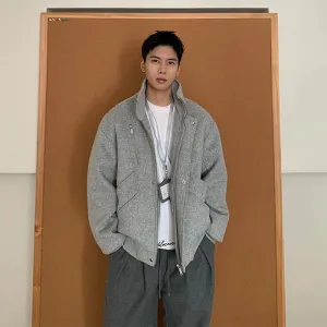 Loose Fit Zip-Up Jacket