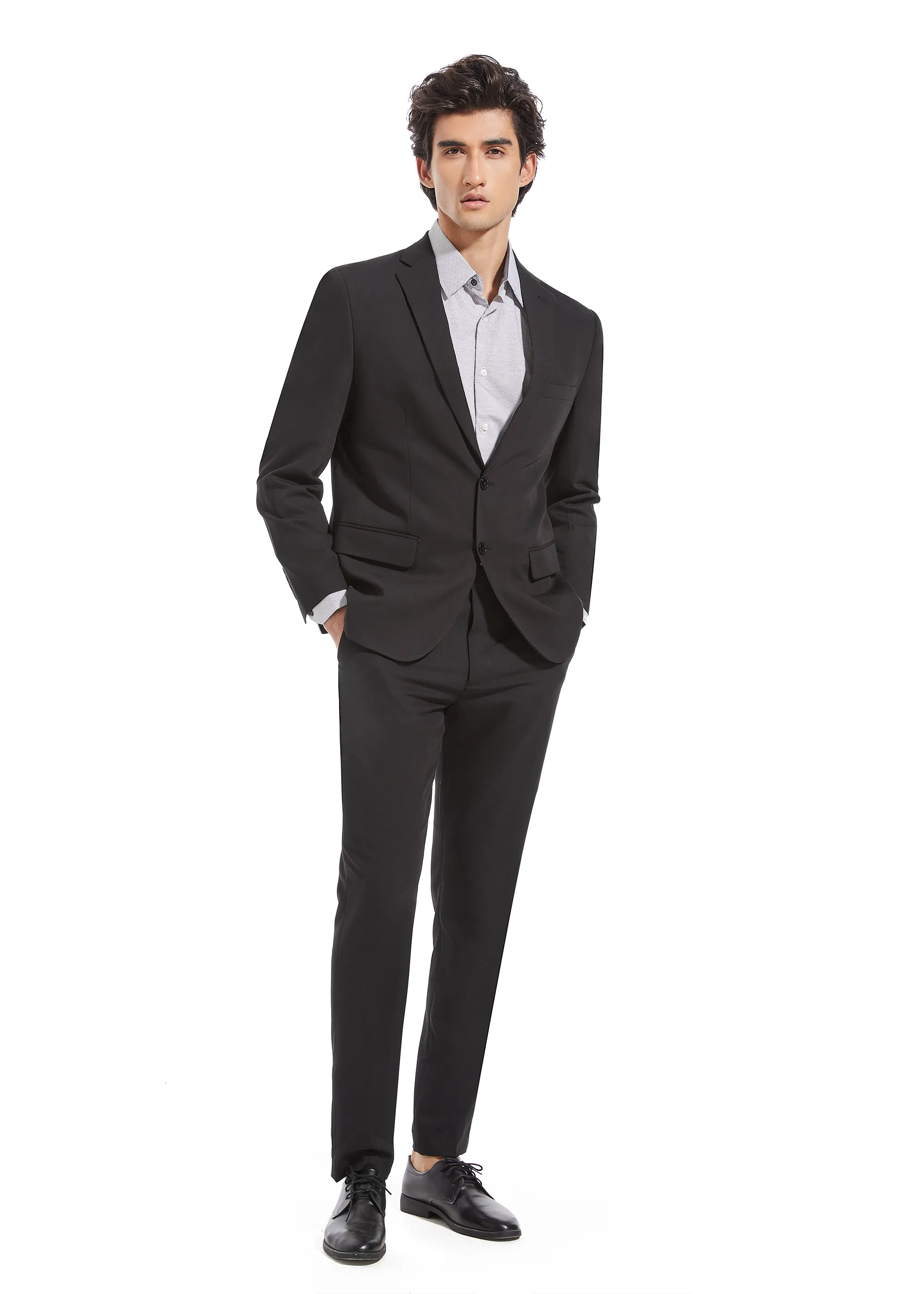 Lucky Brand Black Stretch Suit Jacket