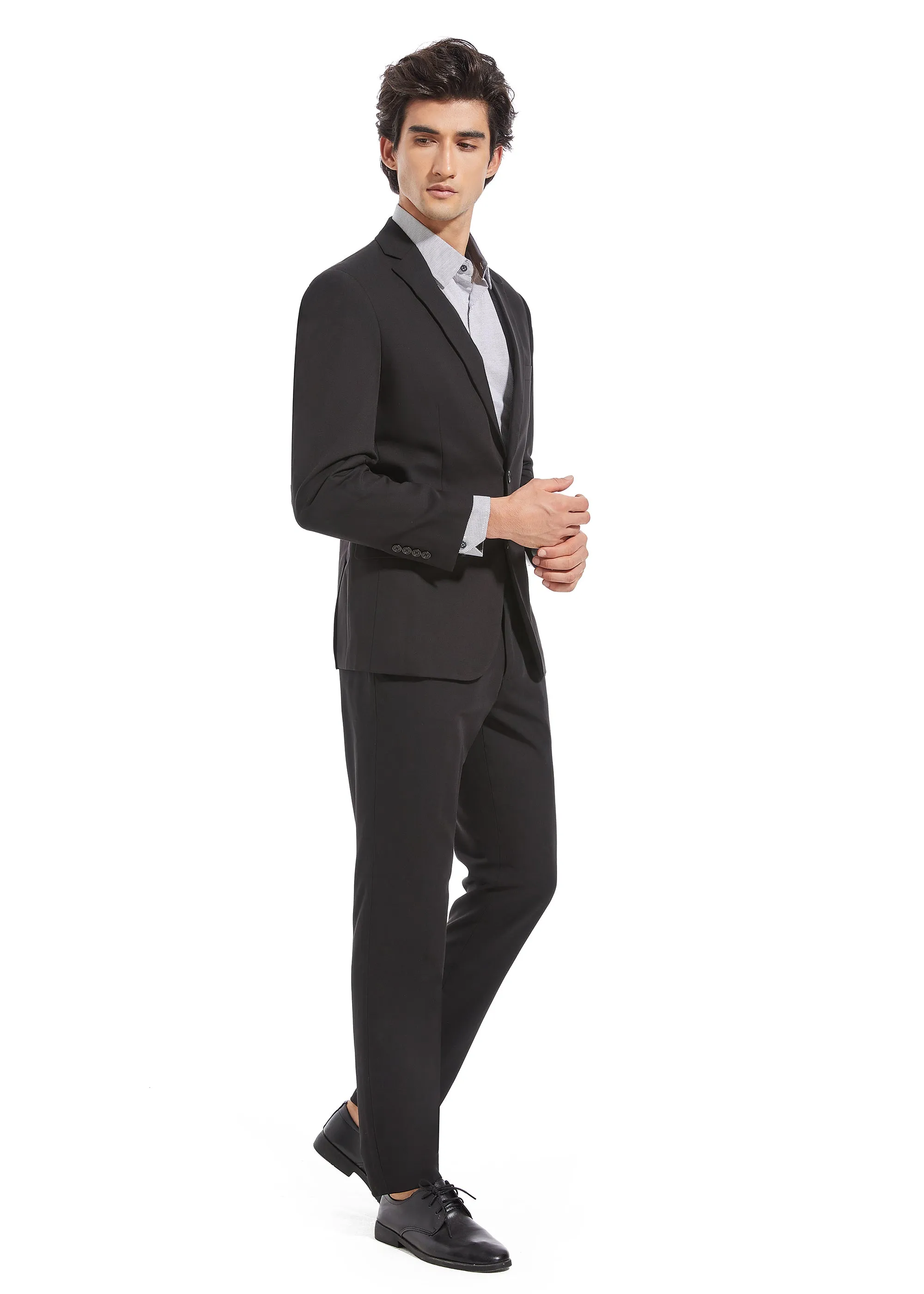 Lucky Brand Black Stretch Suit Jacket