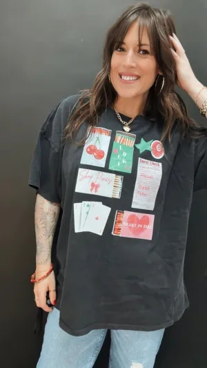 Lucky Matchbox Oversized Graphic Tee