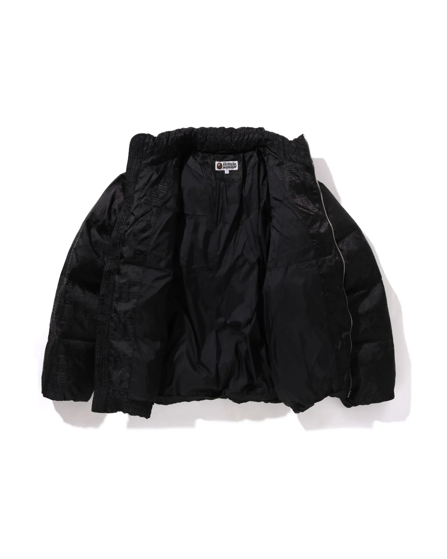 Lux Sport Pattern Jacquard Nylon Down Jacket