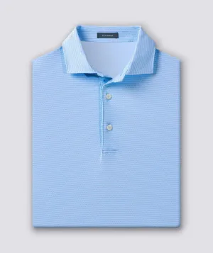 Luxe Blue Lennon Performance Polo