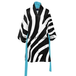 Luxury Handmade Kimono Zebra