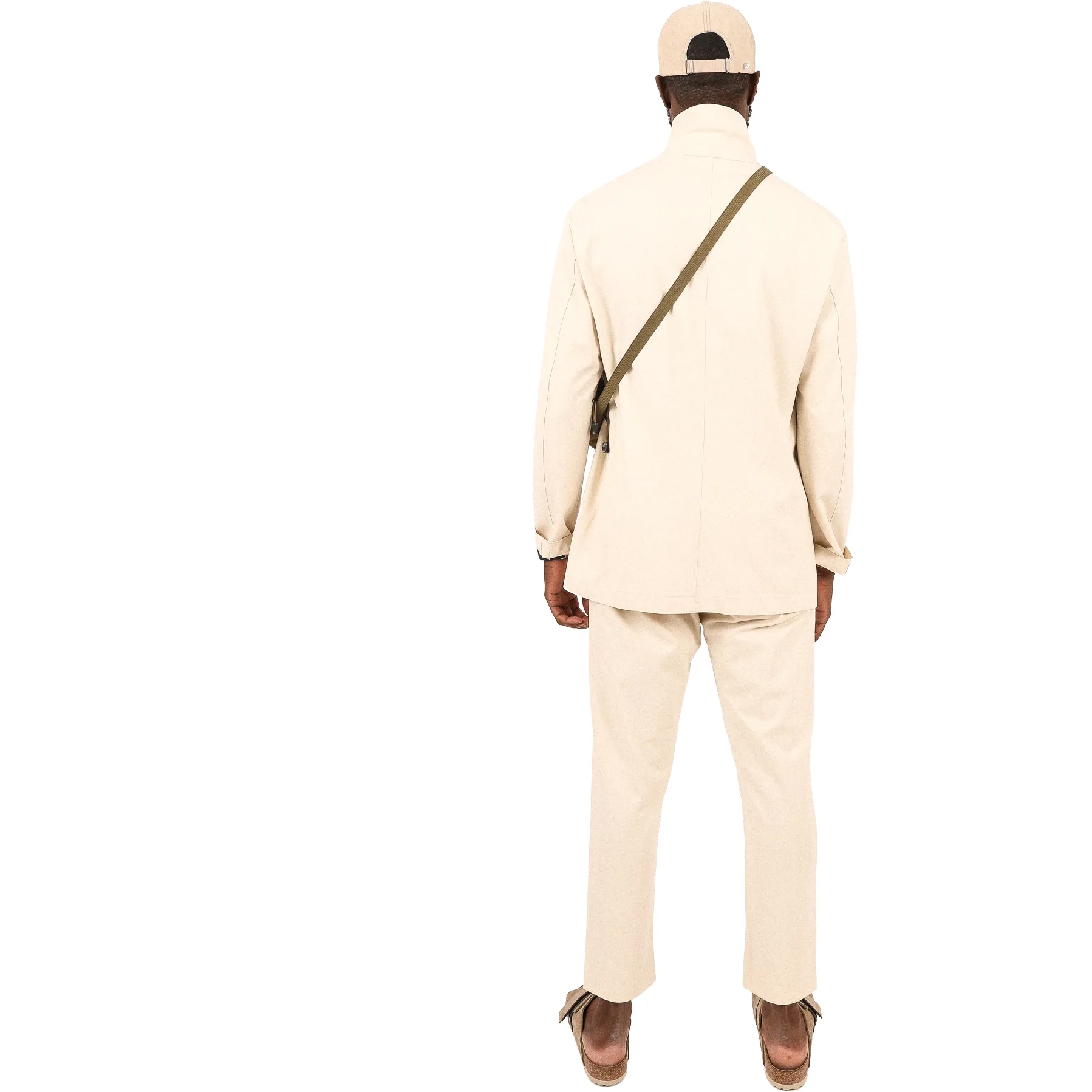 M Dropped Shoulder Jacket, Ivory