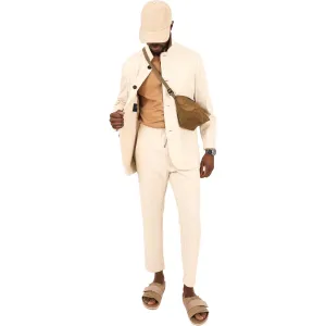 M Dropped Shoulder Jacket, Ivory