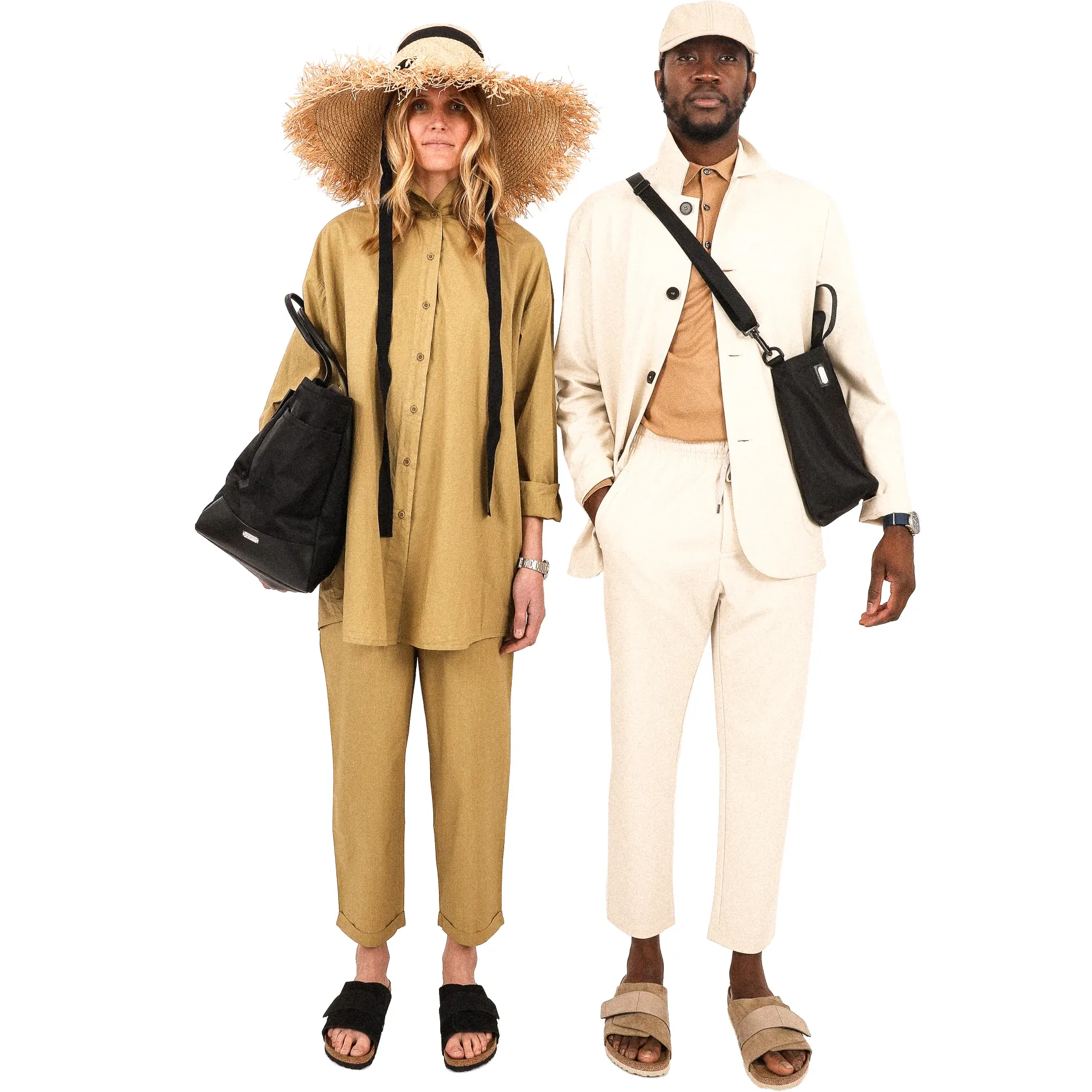 M Dropped Shoulder Jacket, Ivory