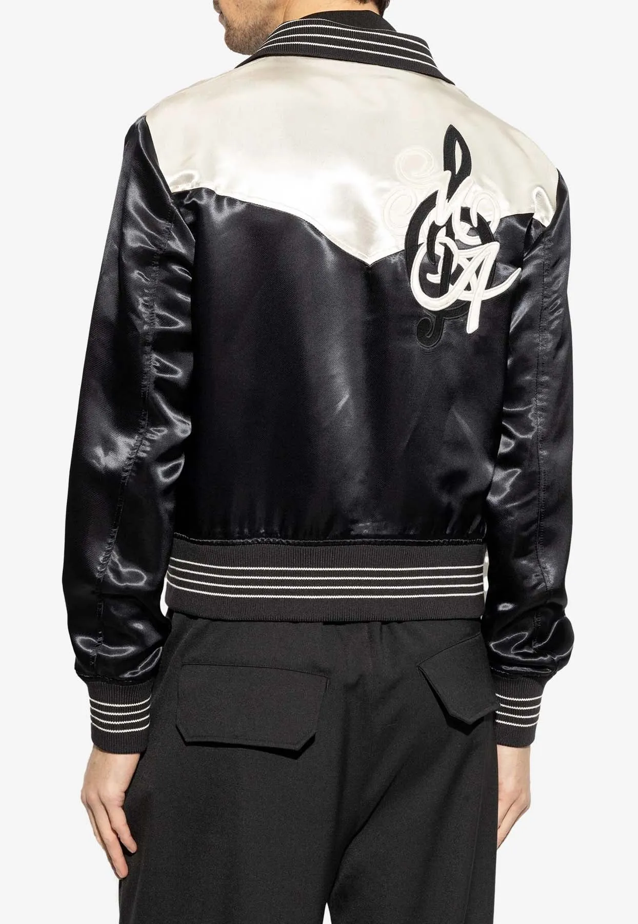 MA Music Note Bomber Jacket