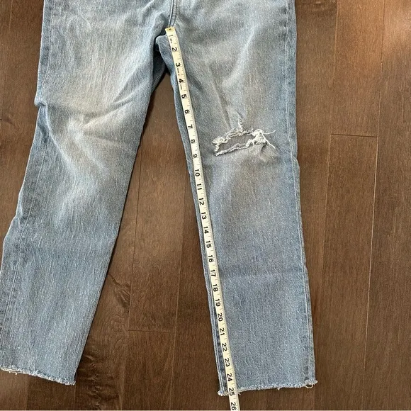 Madewell Women's The Perfect Vintage Jeans Distressed Size 27