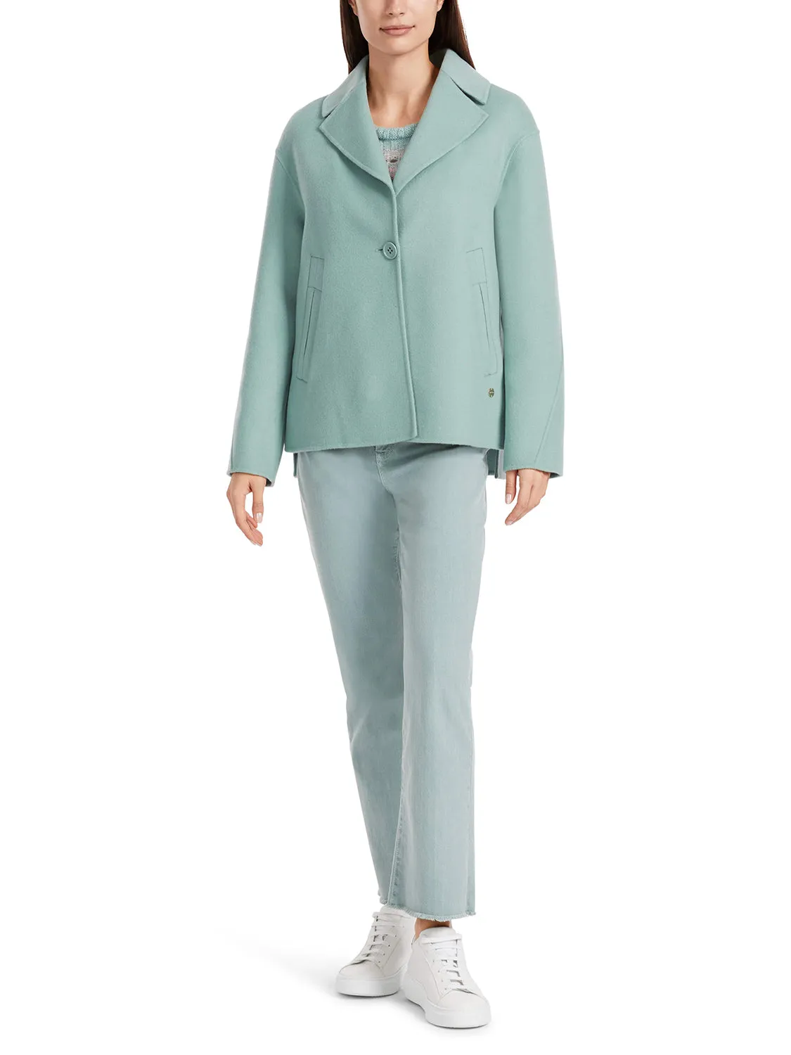 MarcCain Wool Outdoor Jacket VC 12.01 W33