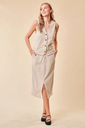 Market Street Midi Skirt