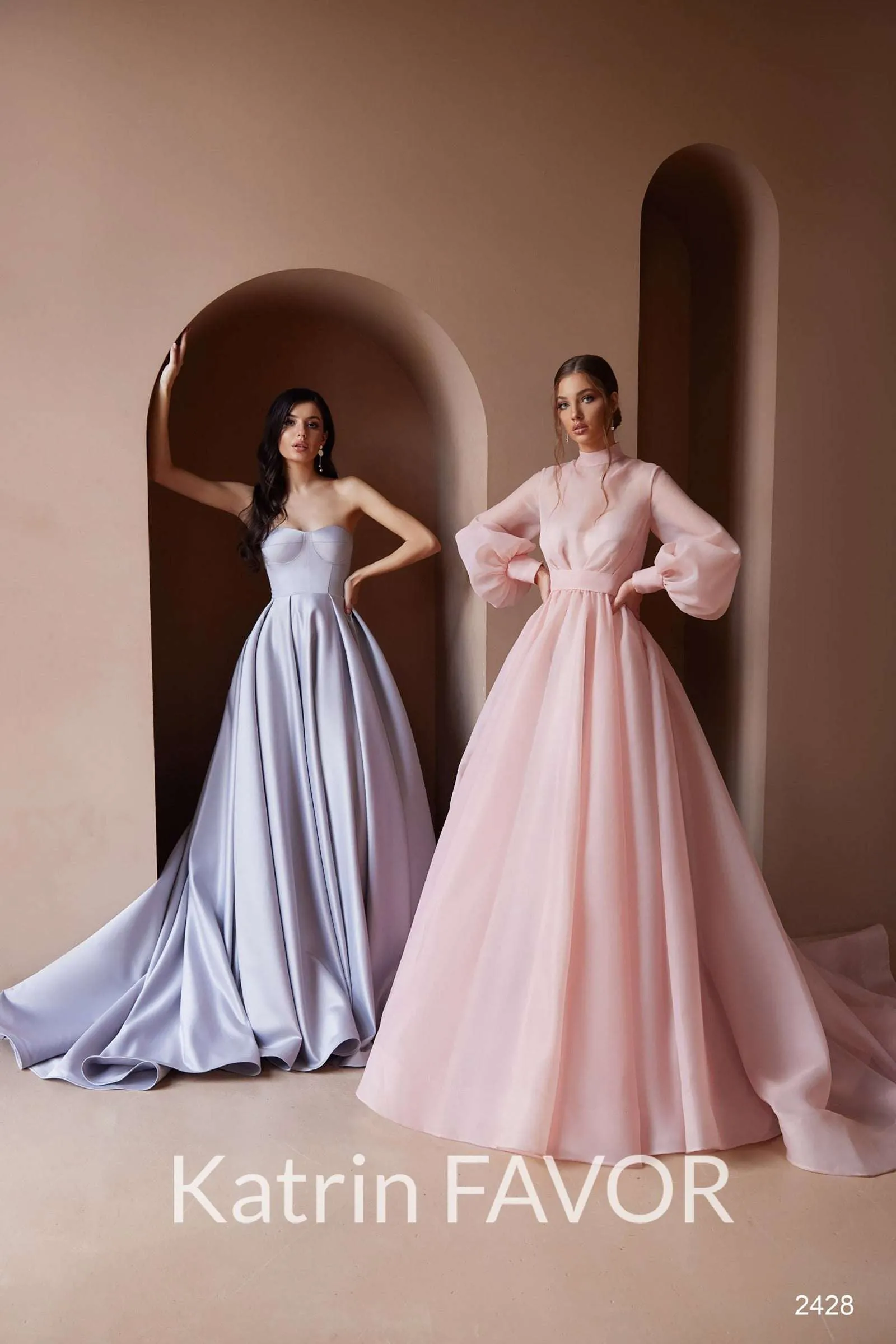 Maxi evening gown Two piece formal dresses