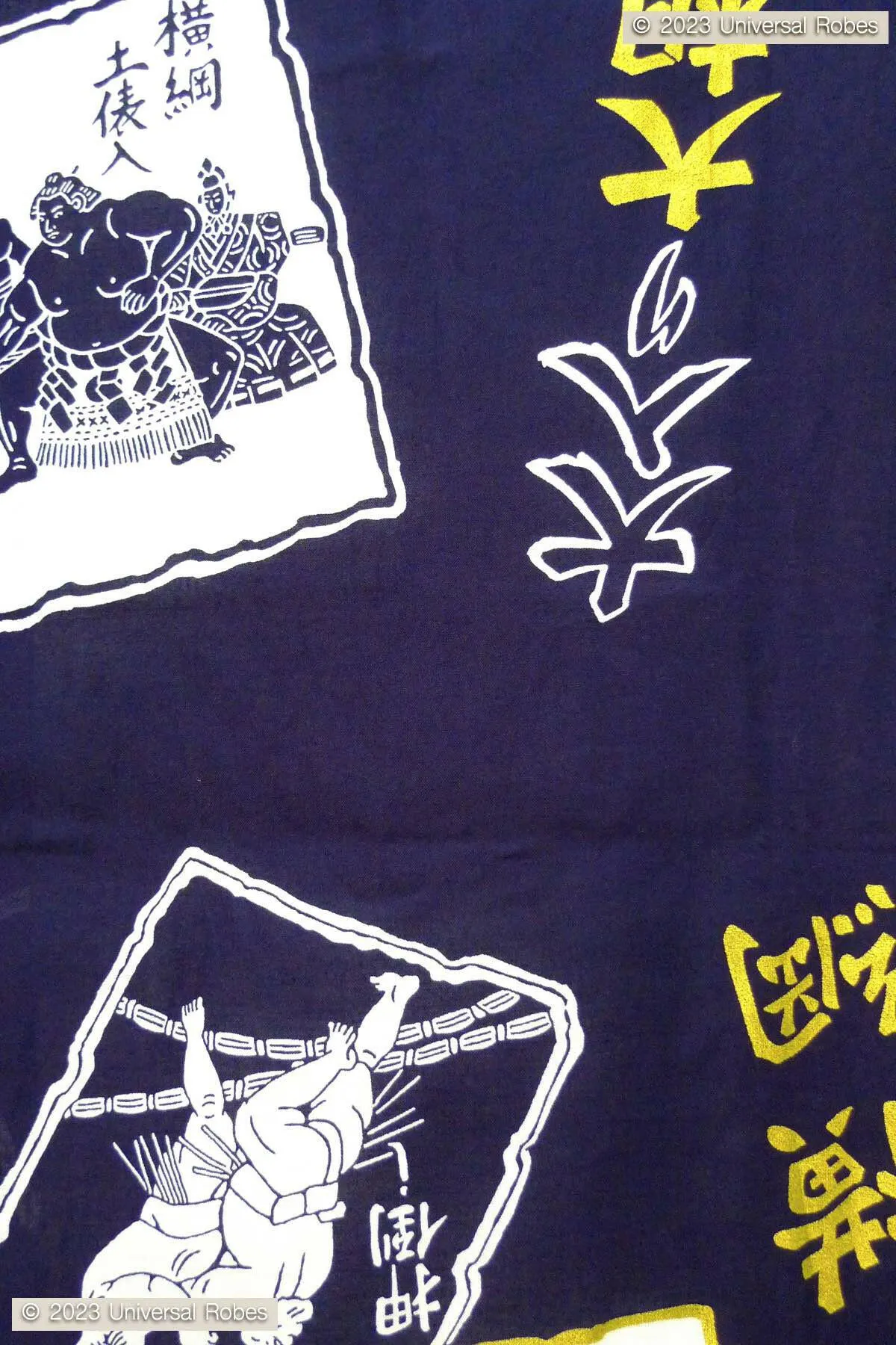 Men SUMO Wrestler Cotton Yukata Kimono