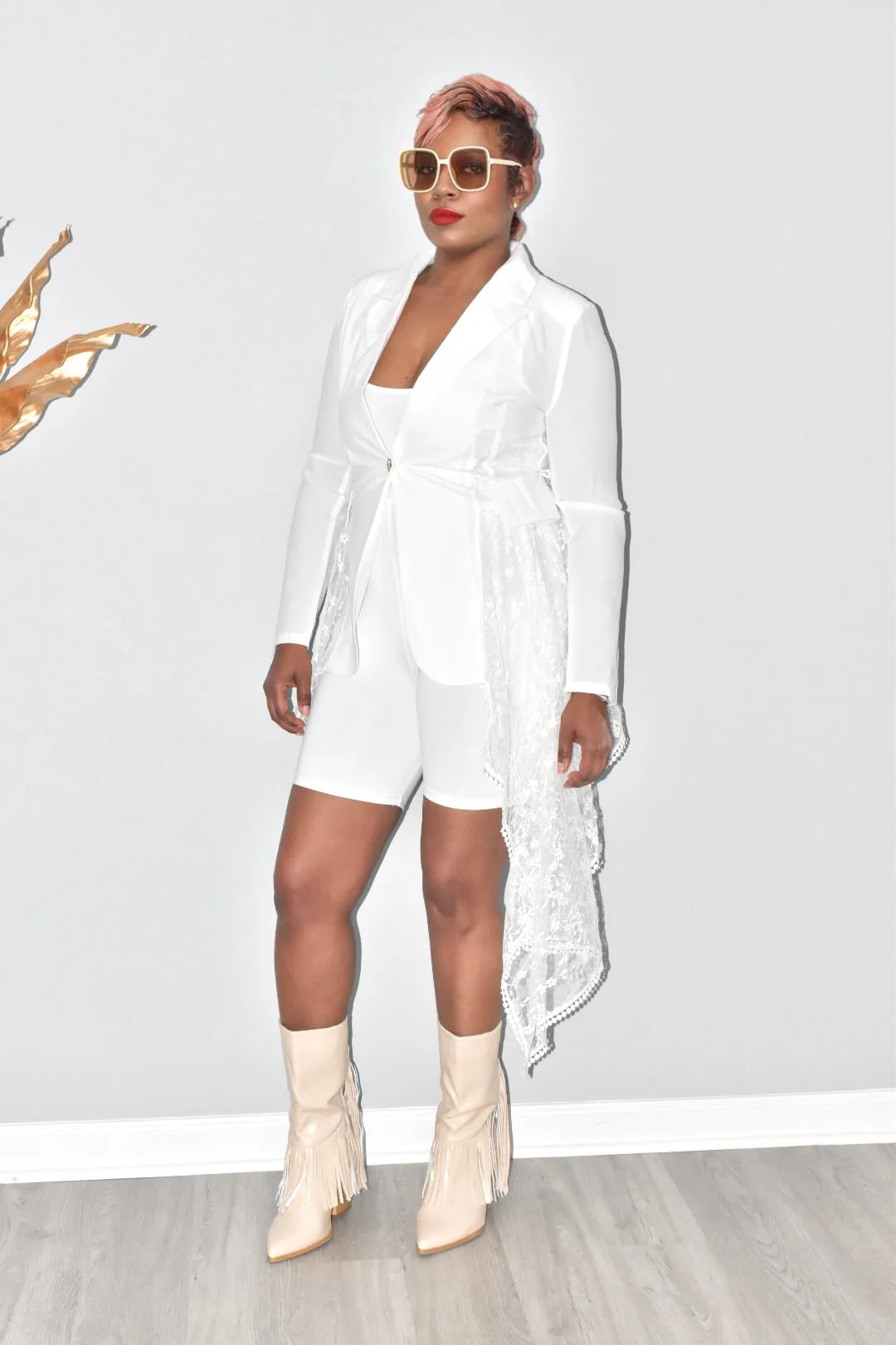 Mena B Laced Blazer