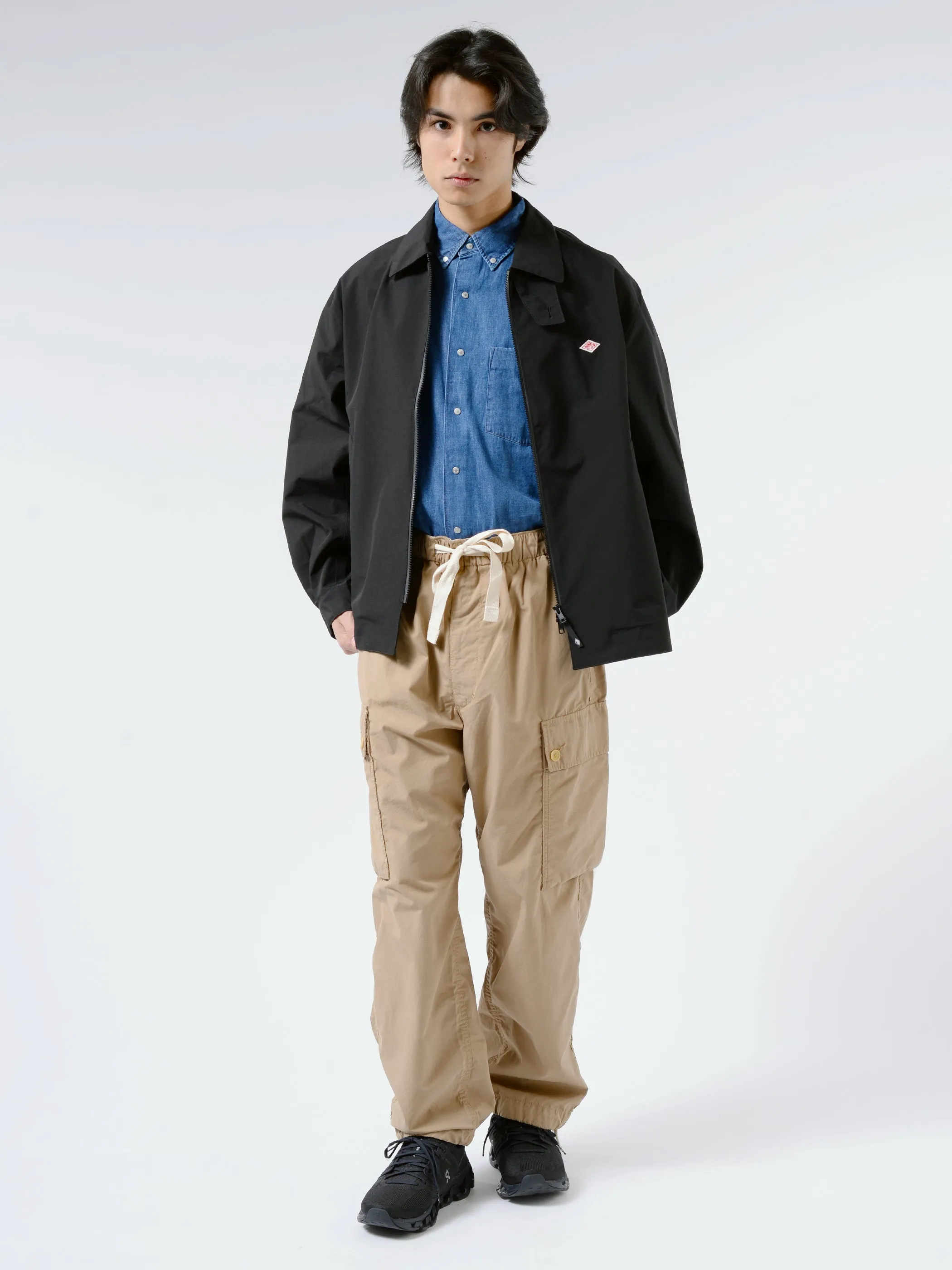 Men's 3-Layer Cloth Zip Up Jacket