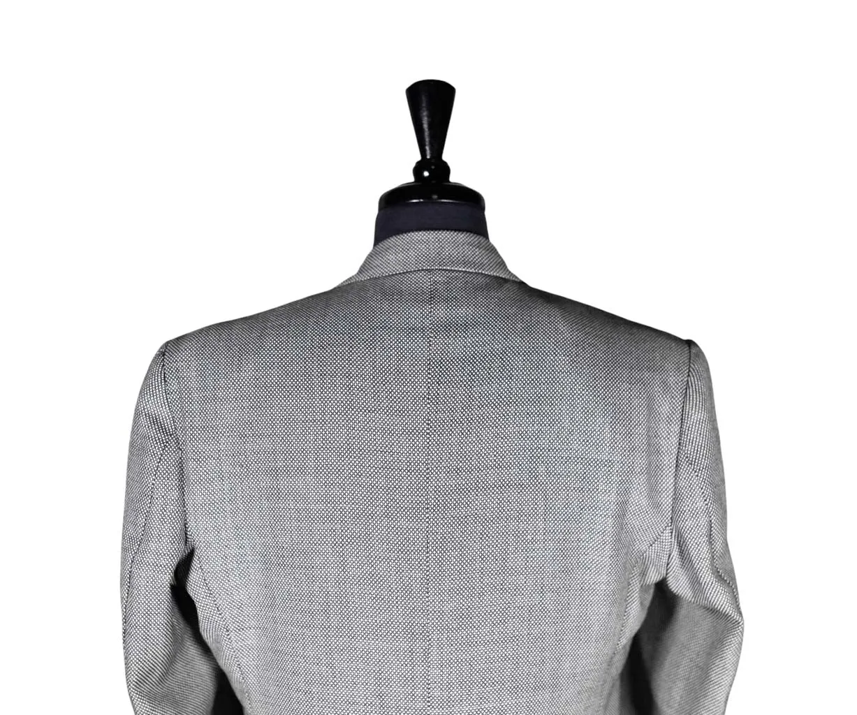 Men's Black White Red Check Wool Formal Tuxedo Suit Jacket Sport Coat 40R
