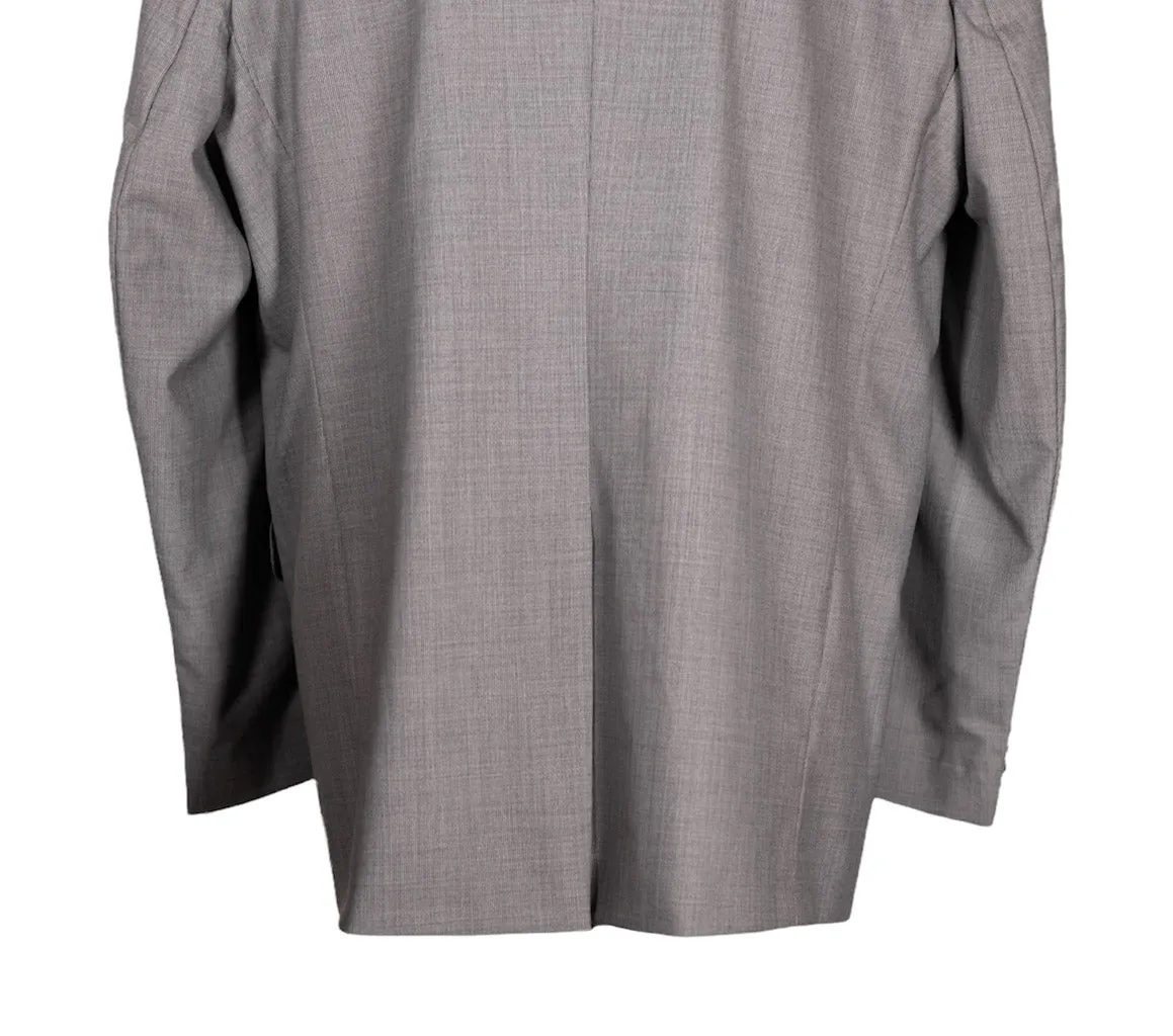 Men's Blazer Gray Textured Wool Jacket Sport Coat (48R)
