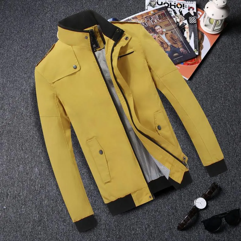 Men's Crisp Fashion Zip Up