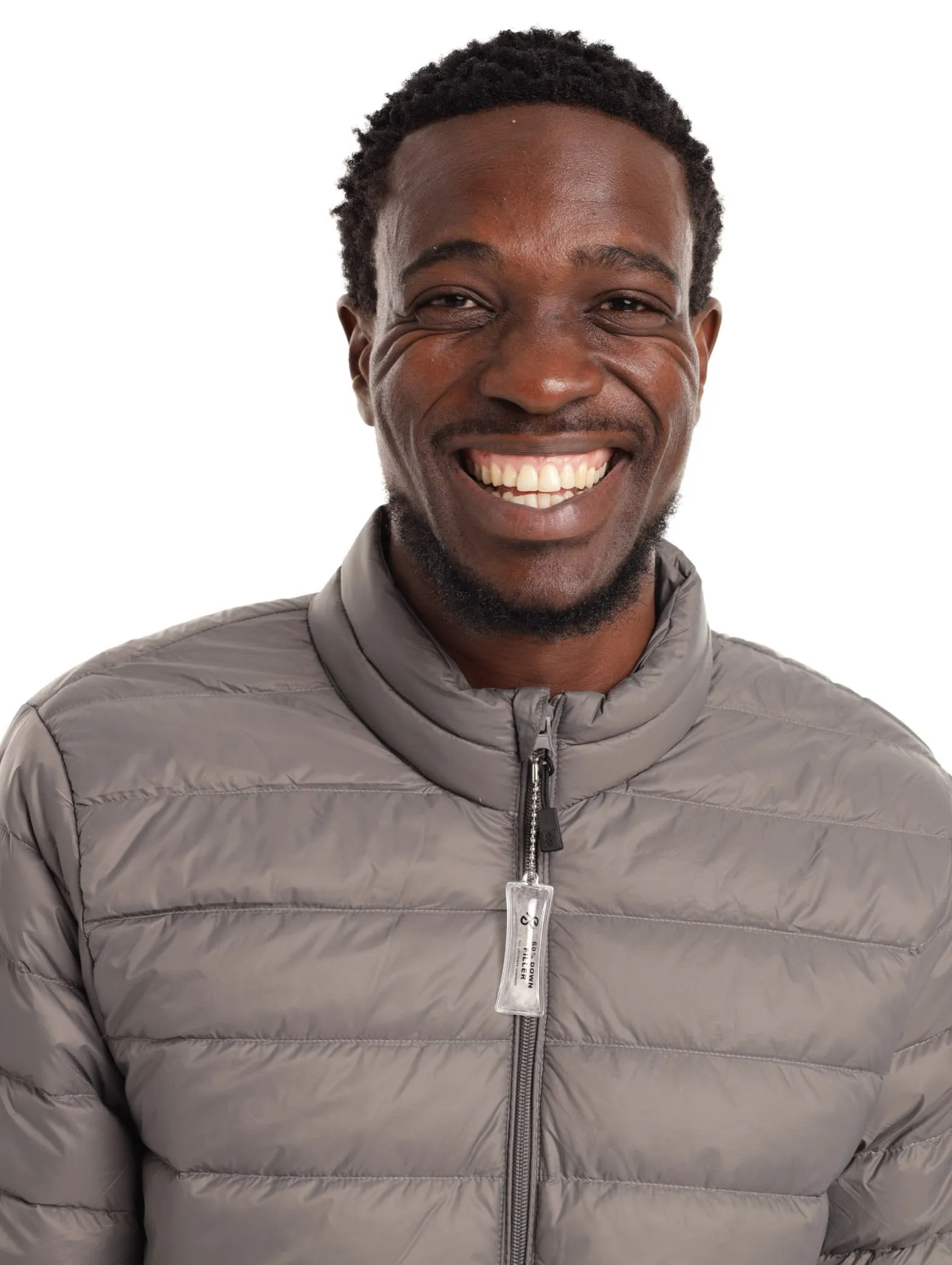 Men's Down Puff Jacket - Grey