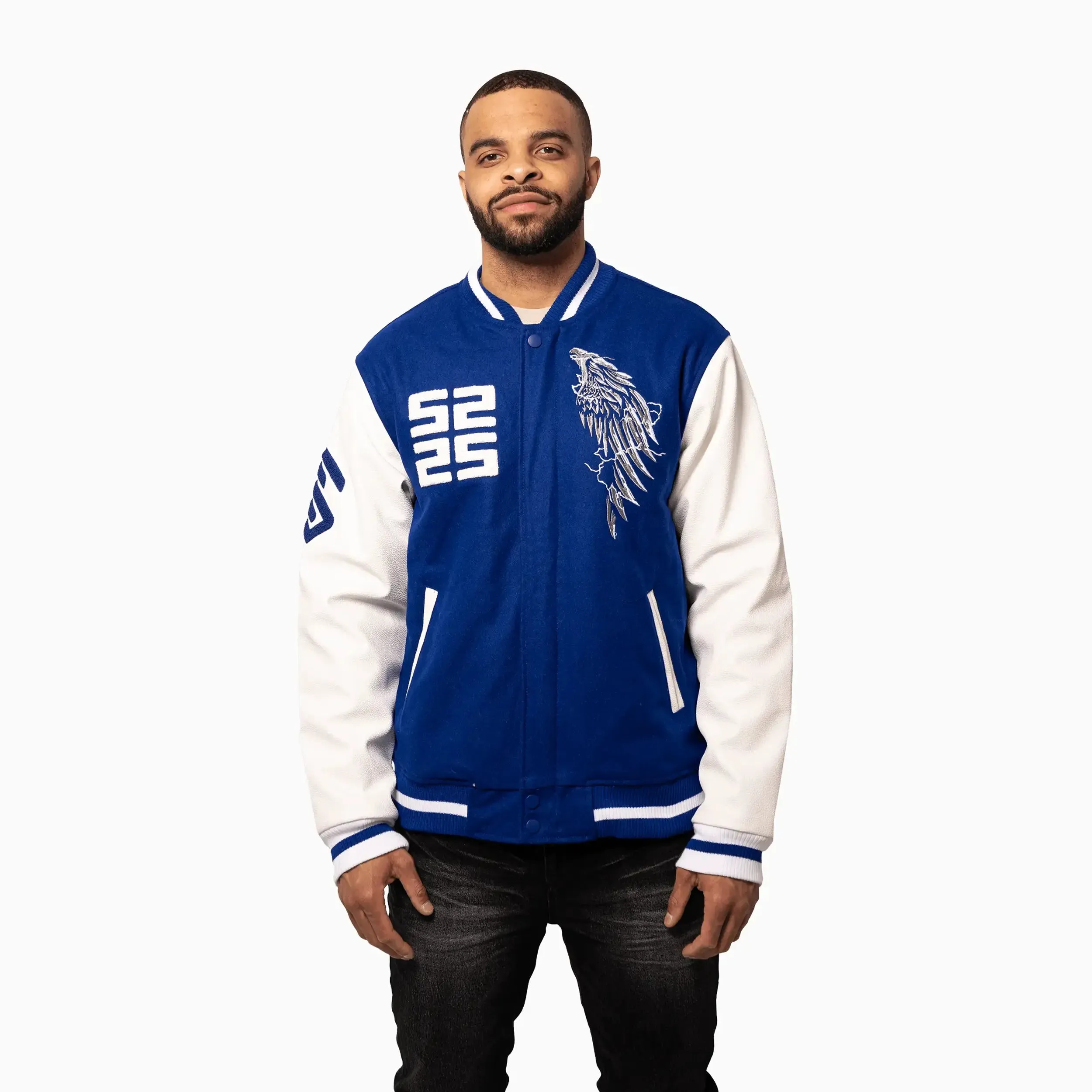 Men's Wings Wool Varsity Jacket