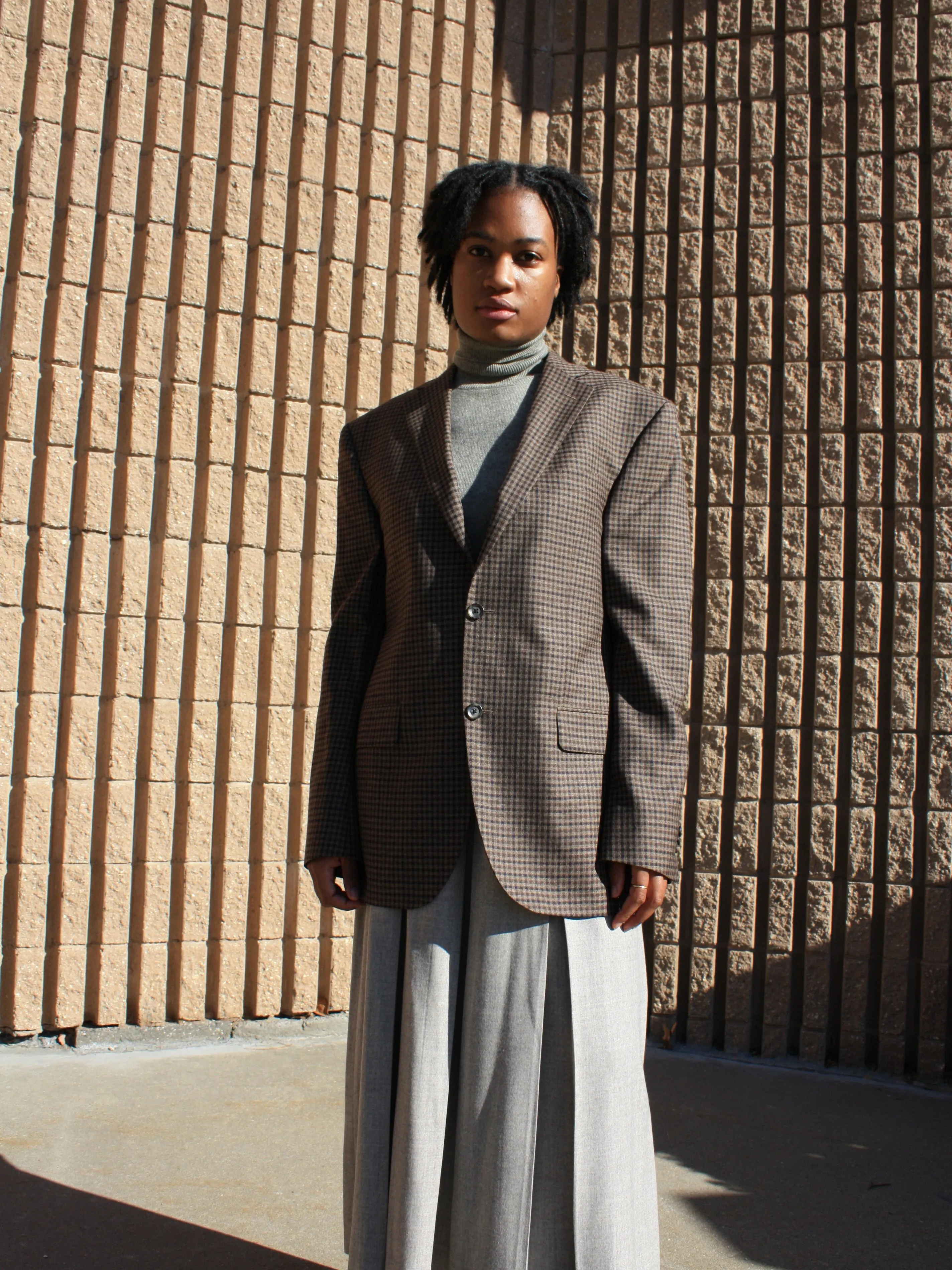 Menswear Check Blazer