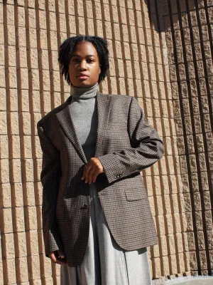 Menswear Check Blazer