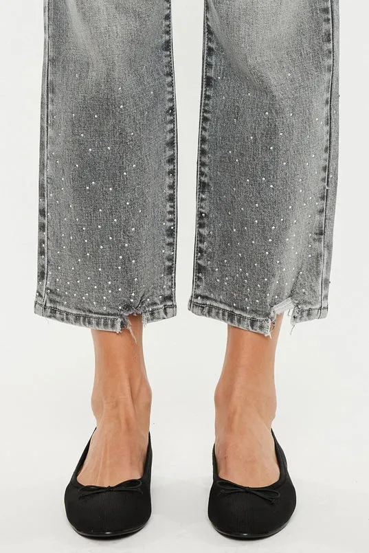 Mid Rise Cropped Straight