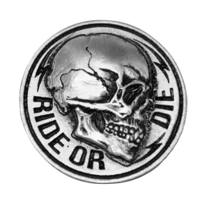 Milwaukee Leather MLP9263 Side Skull Pin For Jackets, Vest, Hats and Clothing