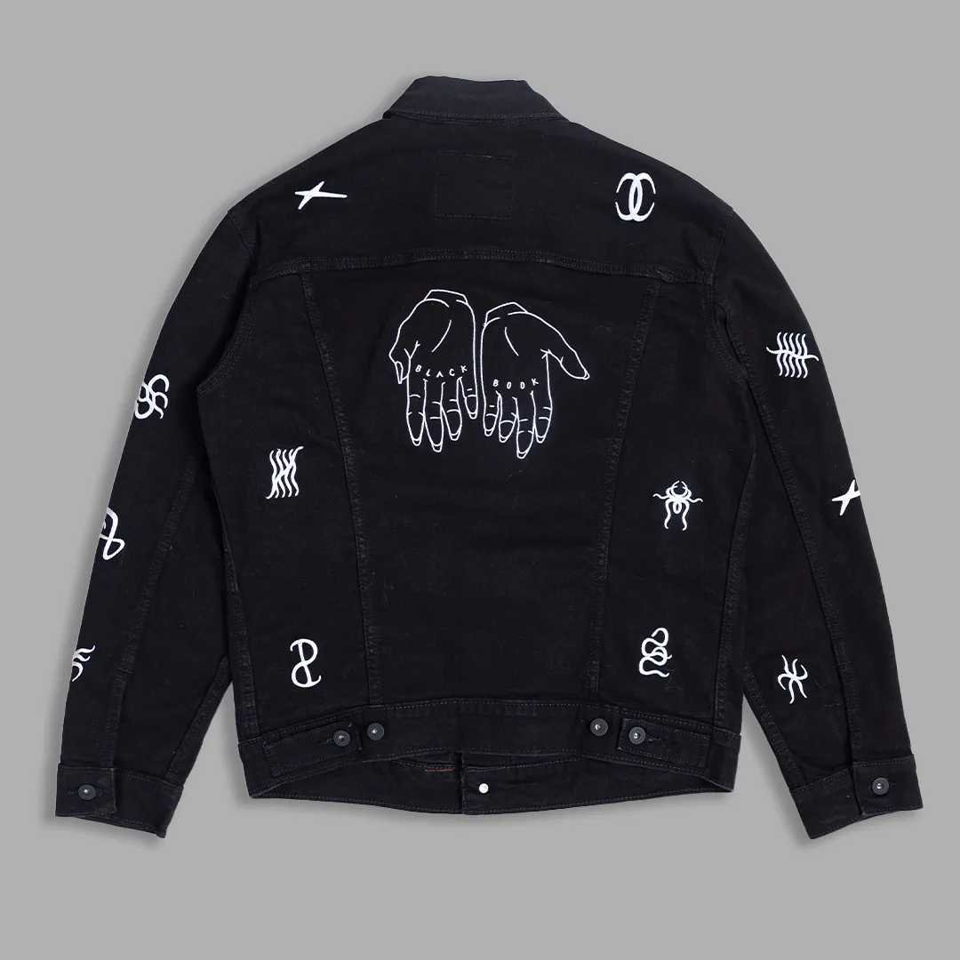 MNTGE   Black Book Records Denim Jacket