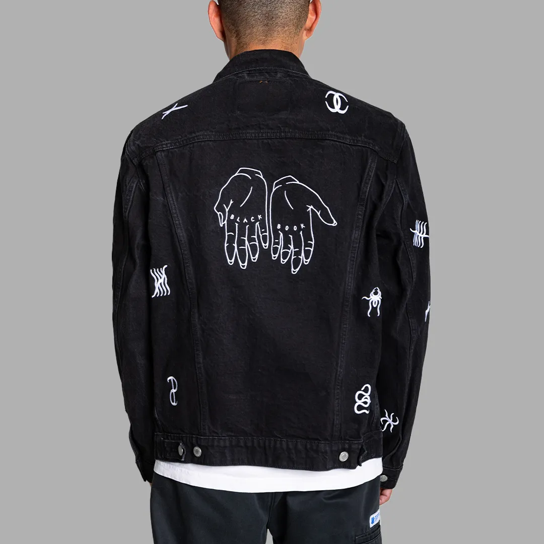 MNTGE   Black Book Records Denim Jacket