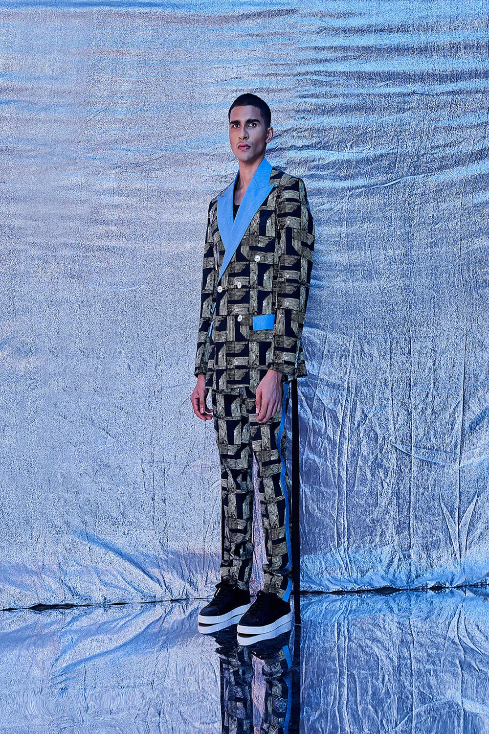 Modern Day Printed Tuxedo
