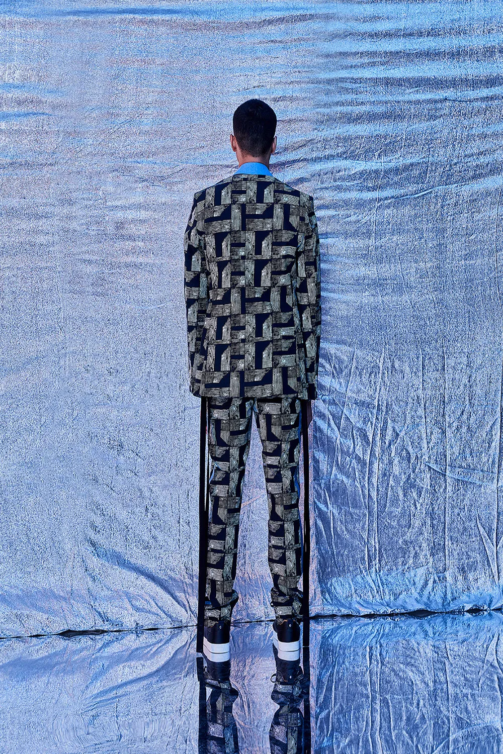 Modern Day Printed Tuxedo