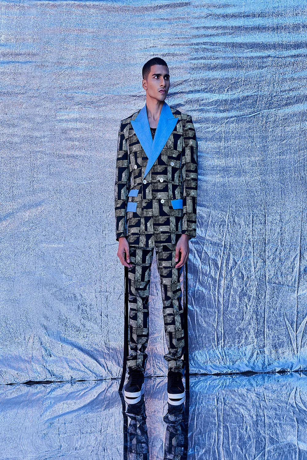 Modern Day Printed Tuxedo