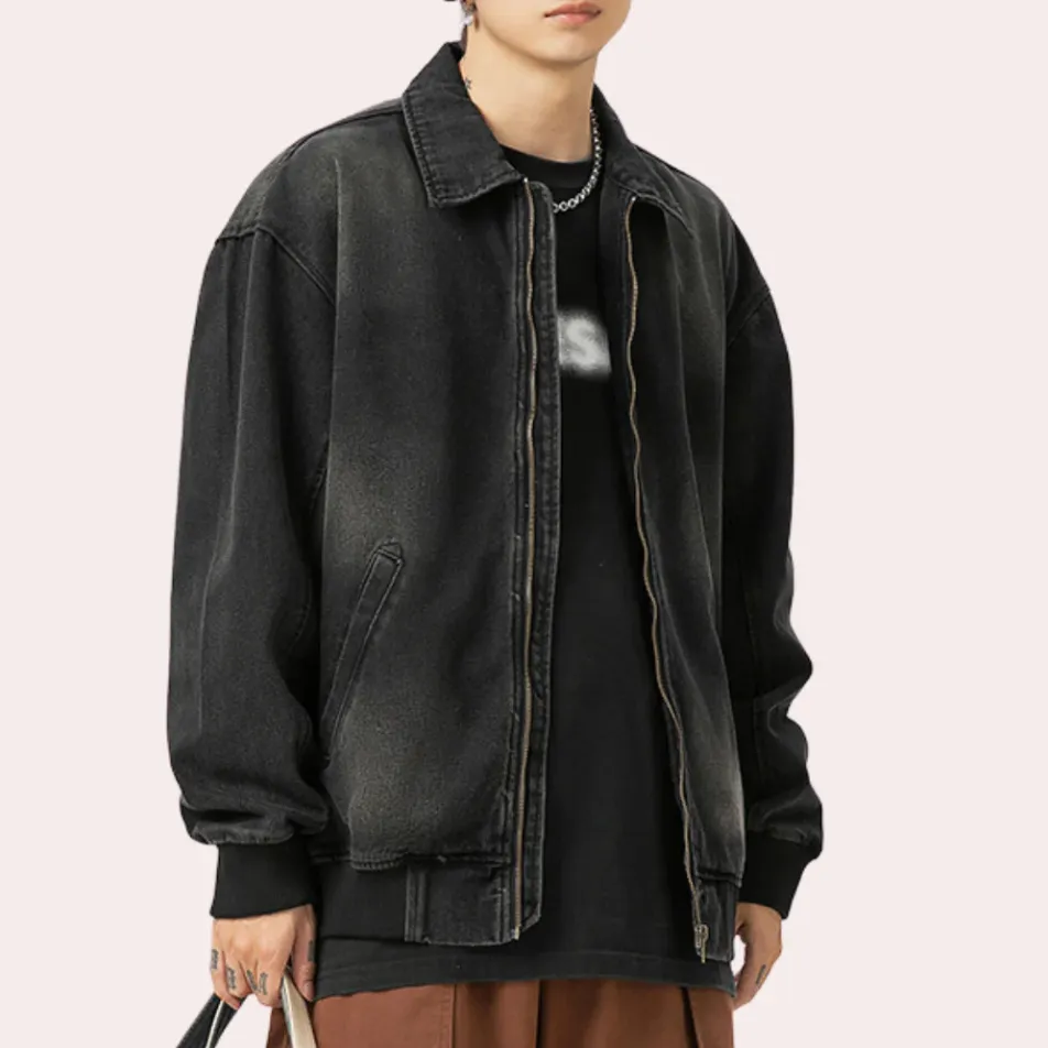 Modern men's stylish Harold denim jacket