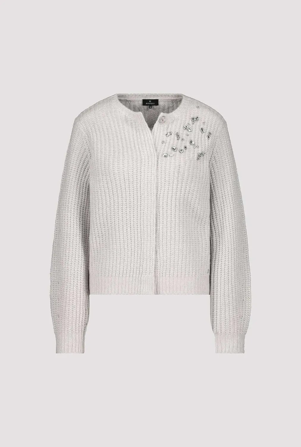 Monari Knitted Jacket with Sequin Detail 807444
