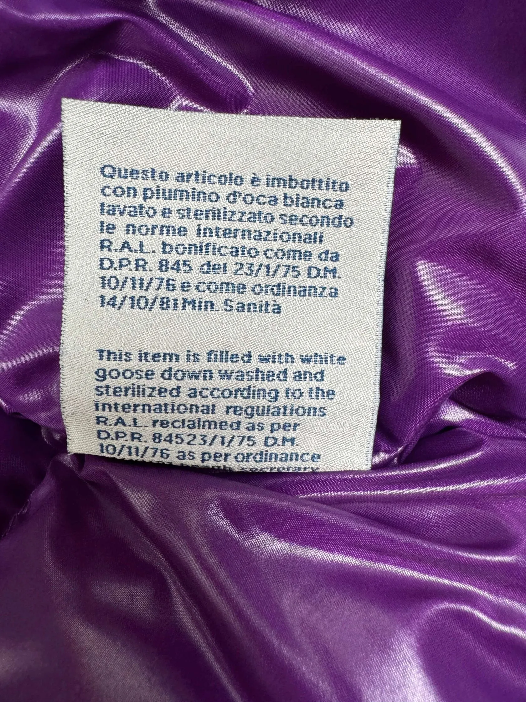 Moncler Maya Down Coat - Purple (Unused)