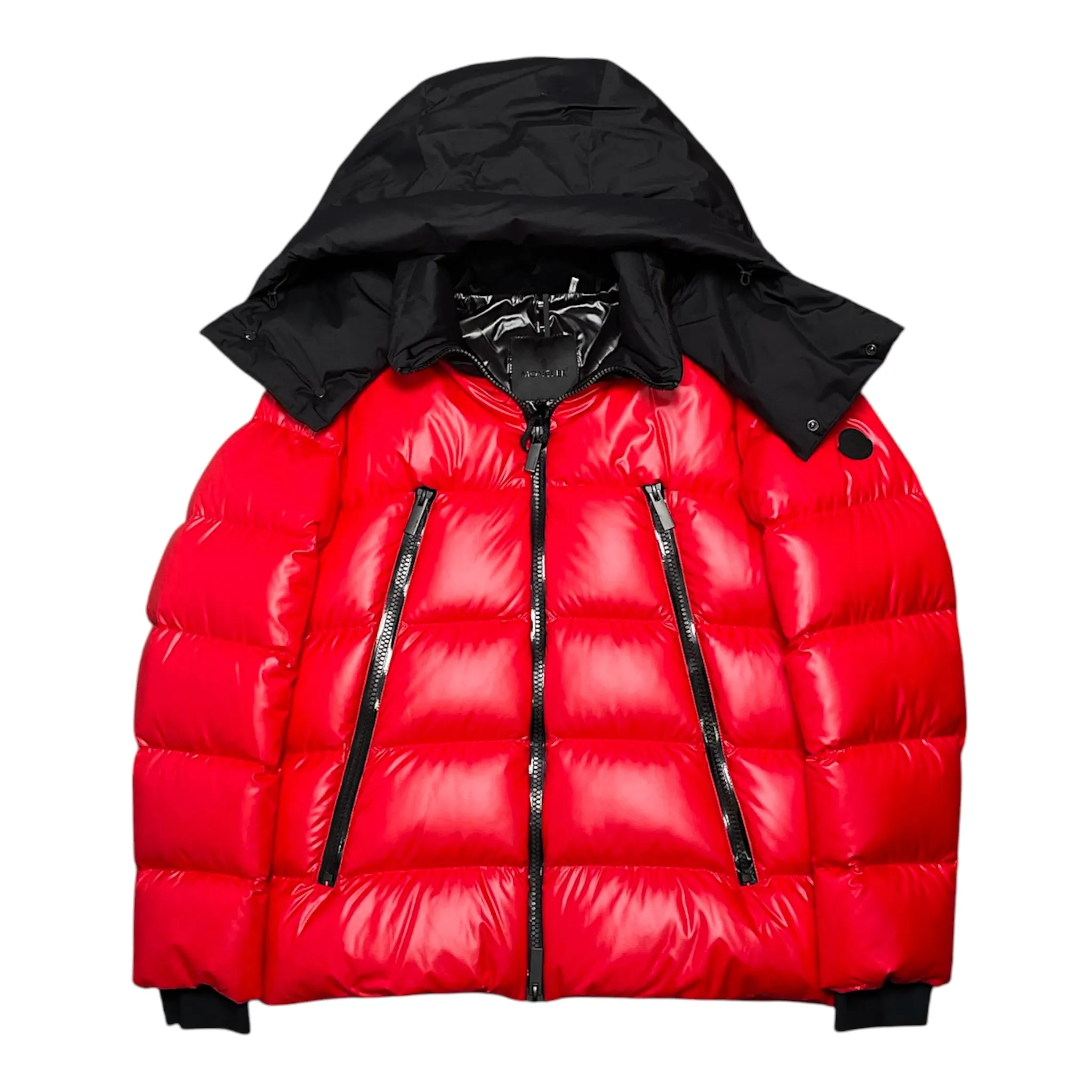 Moncler Zubair Down Jacket Red Black