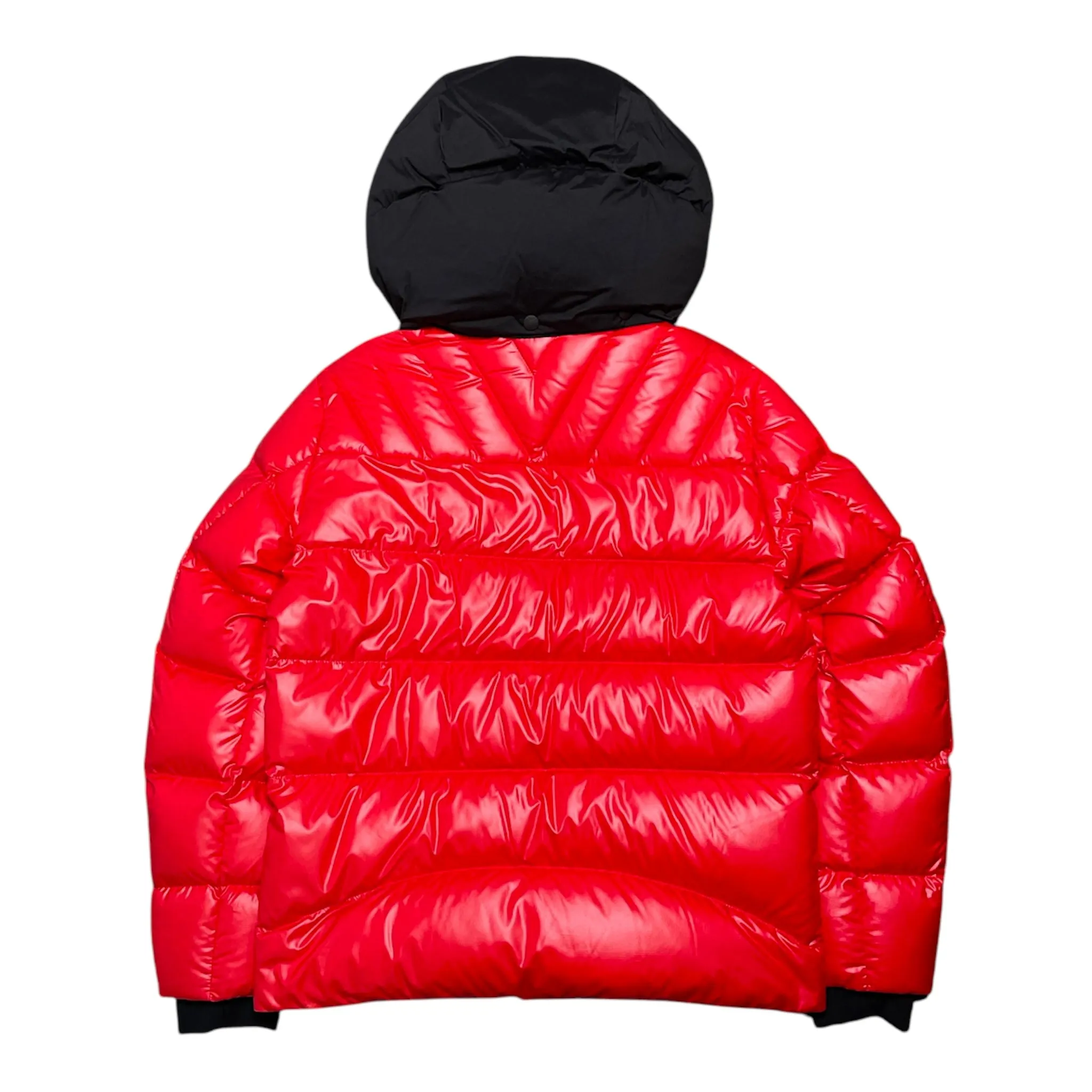 Moncler Zubair Down Jacket Red Black