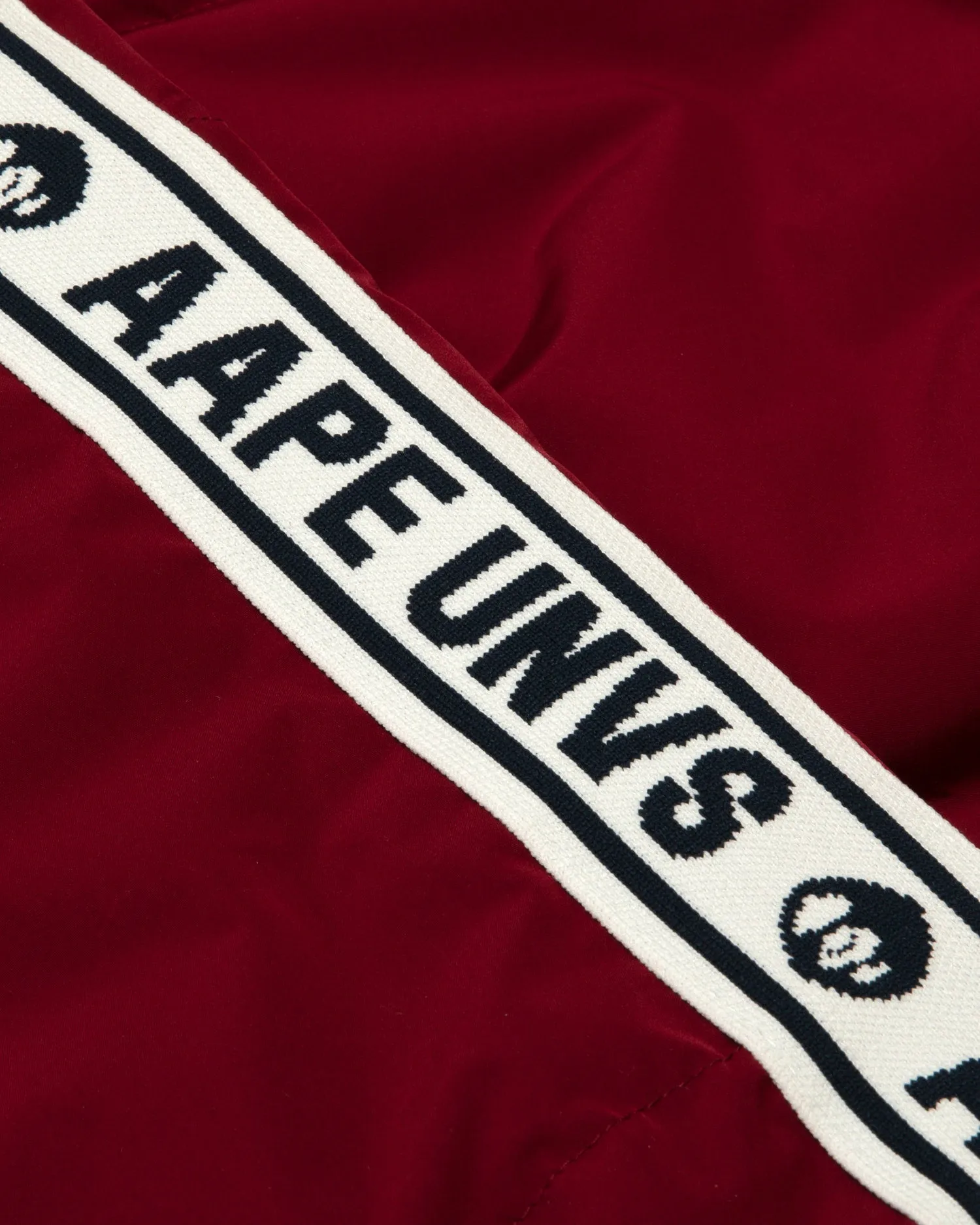 Moonface logo hooded down jacket