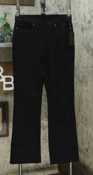MOTTO Women's Stretch Denim Bootcut Pull On Jeans Black 10